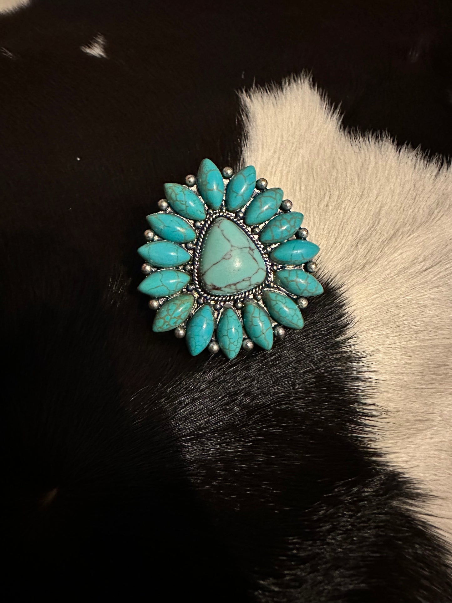 Western Oversized Statement Big Ring