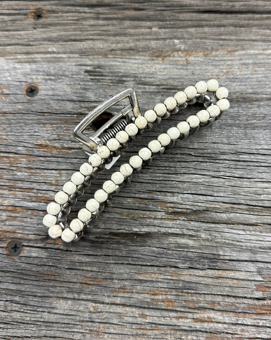 Large Western Metal Banana Hair Clip Claw